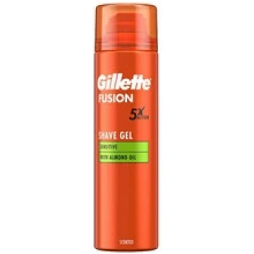 Gillette Fusion Sensitive Almond Oil Shave Gel ( c