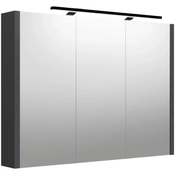 Vannas skapītis RB BATHROOM CITY GREY MAT 100, LED