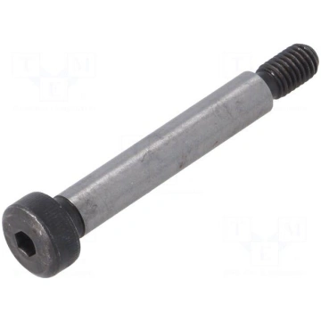 Shoulder screw | Mat: steel | Thread len: 9.5mm | 