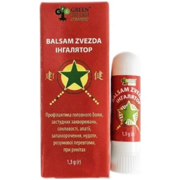 BALSAM ZVEZDA Deguna inhalators-zīmulis, 1.3 g
