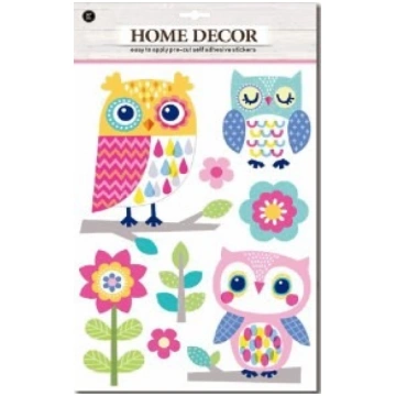 Sienas uzlīme, dzīvnieki Home Decor, zila krās./za