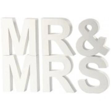 Kartona uzraksts "Mr&Mrs" C_2020 C_25772