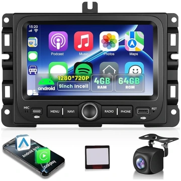NHOPEEW 4+64G Autoradio für Jeep Renegade 2016-202
