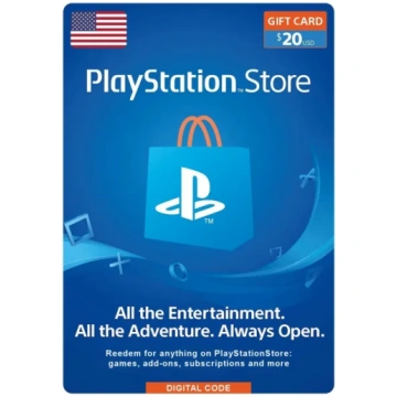 Sony PlayStation Store 20 USD Gift Card USA