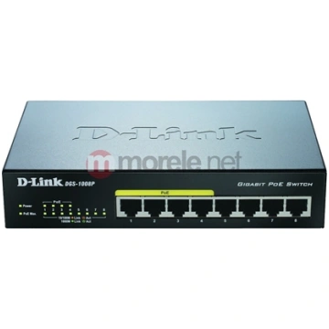D-Link DGS-1008P network switch Unmanaged Gigabit 