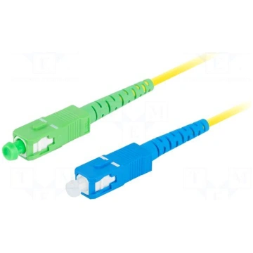 Fiber patch cord | SC/APC,SC/UPC | 2m | 9/125um | 