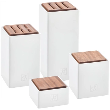 ZWILLING Set of 4 Ceramic and Wood Accessories Uni