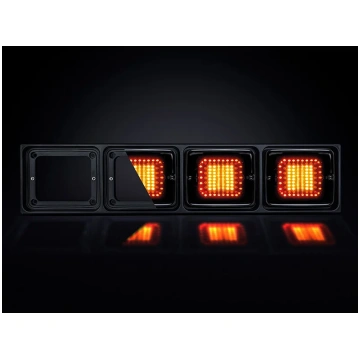 Montāžas rāmis IZE LED 4x kvadrāts Kabeļi un LED l