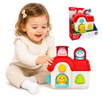 WOOPIE Interactive Pop-Up Animal House Manipulativ
