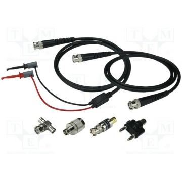 Set of cables and adapters; adapter x4,test leads 