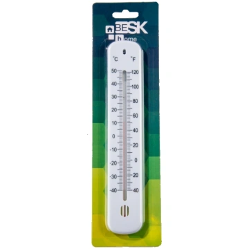 Termometrs fasādei, plastmasas 21cm BESK