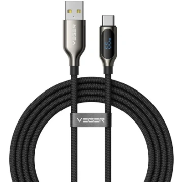 Cable with LED light indicator Type C to Type C VE