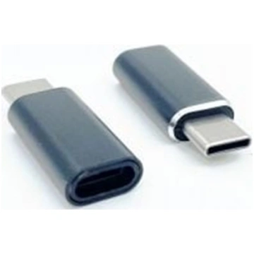 Adapter USB Maxlife USB-C - Lightning Szary (8_227