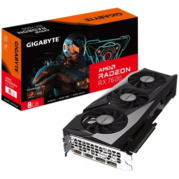 Grafiskā karte GIGABYTE GAMING Radeon RX 7600 8 GB