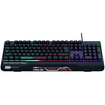 Pilna izmēra spēļu mehāniskā tastatūra Rebeltec Fu
