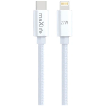 Maxlife MXUC-12 cable USB-C - Lightning 2,0 m 27W 