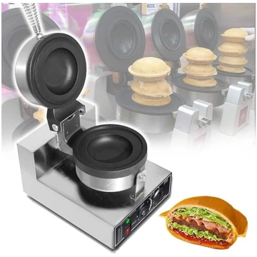 Elektriskā hamburgeru preses burgeru mašīna, komer