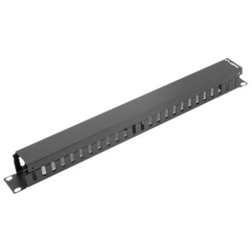 Lanberg - rack cable management panel - 1U AK-1201