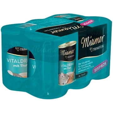 MIAMOR Trinkfein Tunzivju zupa kaķiem 6 x 135 ml