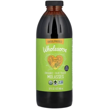 Wholesome Sweeteners, Organic Molasses, Unsulphure
