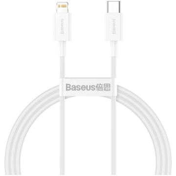 Baseus Cable USB-C to Lightning 1m - White Apple
