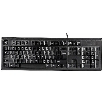 Vadu tastatūra A4Tech KR-92, melna, ASV (A4TKLA460