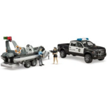 Bruder 02507 Dodge policijas laivas figūriņas [Pol