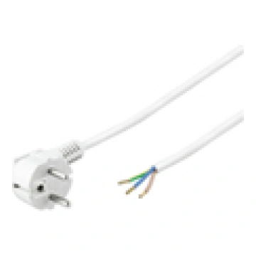 MicroConnect Power Cord 5m Schuko/Open Angled Schu