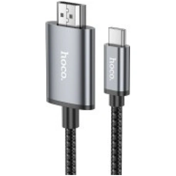 Cable Hoco UA27 USB-C to HDMI grey