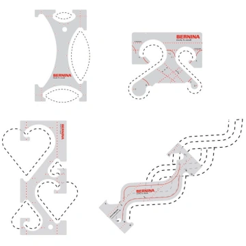 Kvilta Lineālu komplekts Border BERNINA BERNINA 10