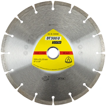 Universālais dimanta disks Klingspor DT300U, 230x2