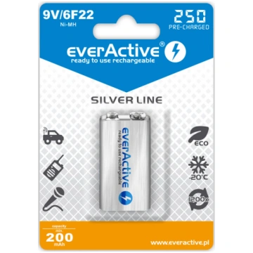 AK9.eA.SL1; 6F22/9V akumulatori 8.4V everActive Si