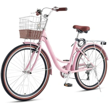 LINCYS 26 collu sieviešu komforta velosipēds, 7 āt