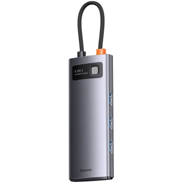 Hub 6in1 Baseus Metal Gleam Series USB-C - 4x USB 