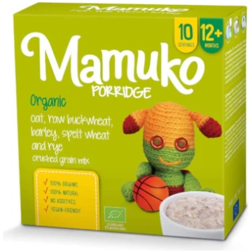 MAMUKO BIO auzu, zaļo griķu, miežu, speltas kviešu