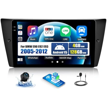 CAMECHO 4+128G 9 collu Android 13 auto radio BMW E