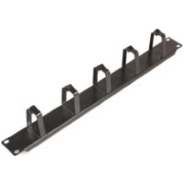 MicroConnect Cable Management 19 1U D-rings Black 