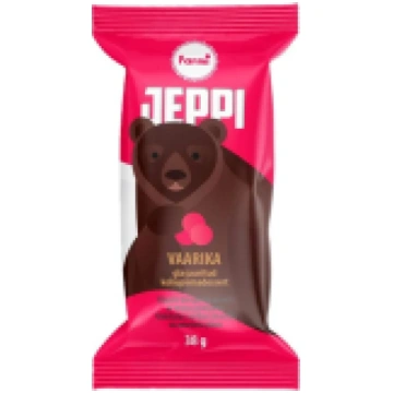 JEPPI biezpiena deserts glazēts šok. ar aveņu pild