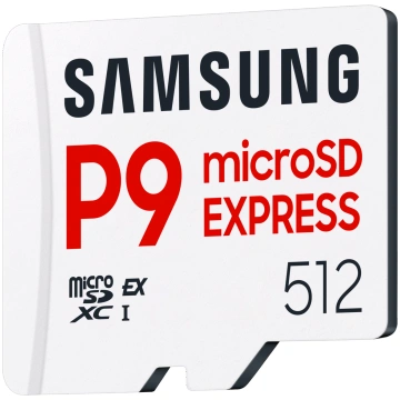 Samsung P9 Express 512GB microSD, U3, V30, A1 (MB-