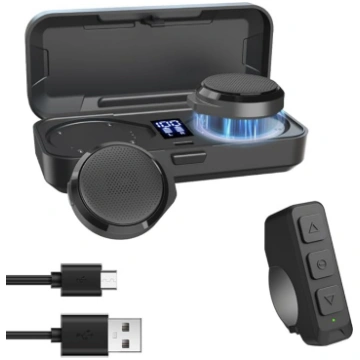 OBEST Motocikla ķiveres austiņas, Bluetooth skaļru