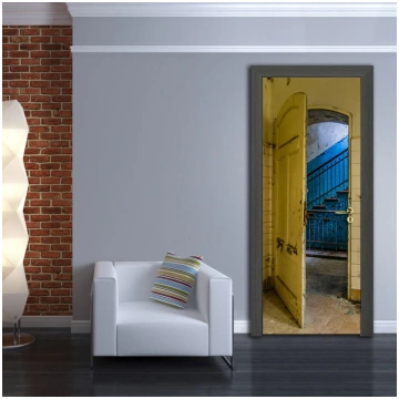 Adesivo per porta Mistery - 90 x 215 cm