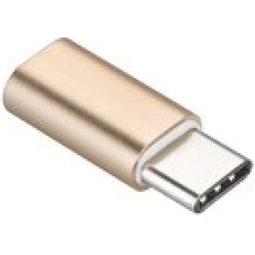 Adapteris-pāreja/ Micro USB - Type-C gold Nav norā
