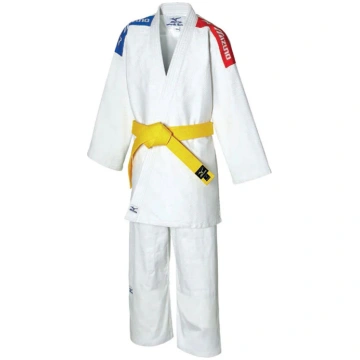 Judogi Mizuno Kodomo Plus 350 GR Bande Rosse e Blu