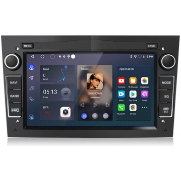android 7 collu matēts melns automobiļu navigācija