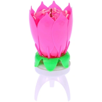 Candela a forma di Fiore Musicale 354544 con effet