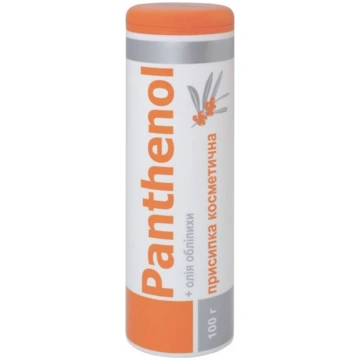 Pantenol pūderis ar Smiltsērkšķu eļļu 100g Viola F
