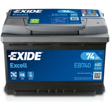 Akumulators EXIDE EXCELL EB740 12V 74Ah 680A(EN) 2