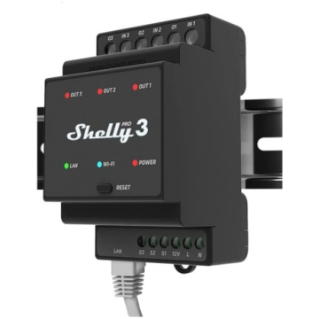 Shelly Pro 3 relay (black three channels) ( Shelly