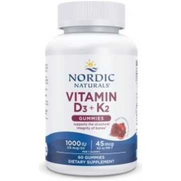 Vitamin D3+K2 Gummies Nordic Naturals 60 gummies
