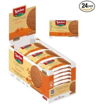 Loacker Tortina (Karamele) - Karameļu krēms starp 
